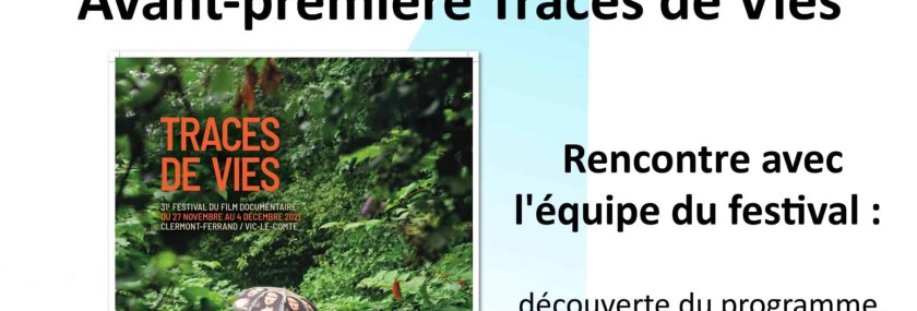 Affiche Traces de Vies
