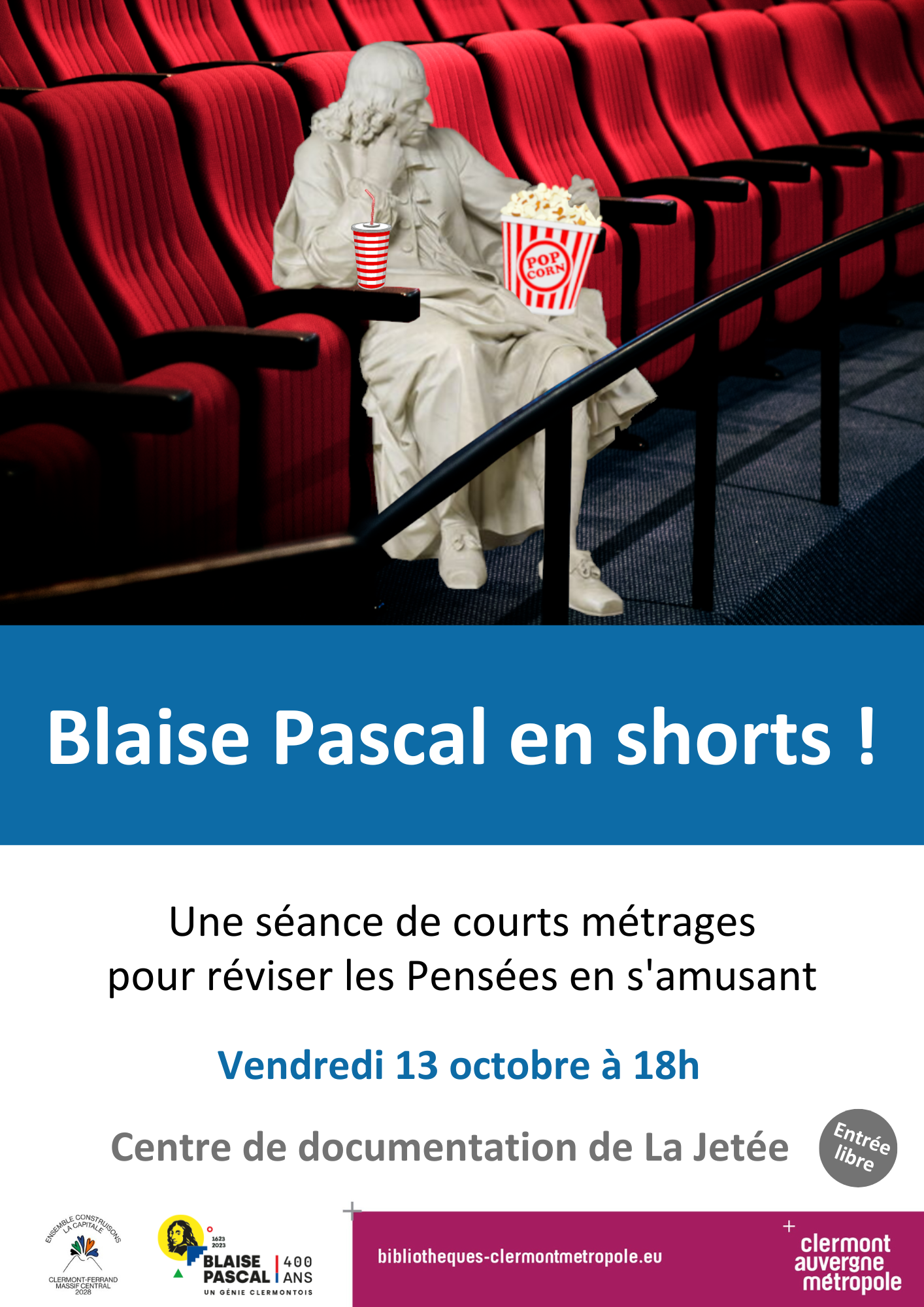 1013 Blaise en Shorts AFFICHE