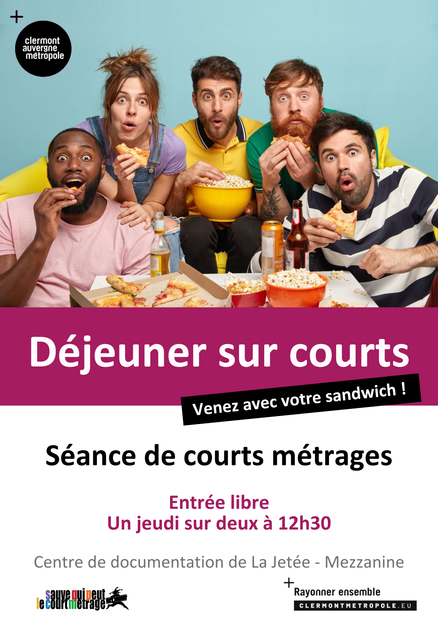 Dejeuner sur courts AFFICHE